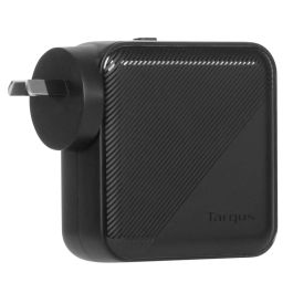 Targus APA109GL Cargador de Pared Universal 100W Power Delivery 2xUSB-C 2xUSB-A Carga Rápida Negro Internacional