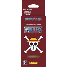 Blister - PANINI - One Piece TC 25th Anniversary - 5 fundas - 2 cartas Edición Limitada Blister - PANINI - One Piece TC 25th Anniversary - 5 fundas - 2 cartas Edición Limitada