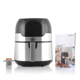 Freidora de Aire InnovaGoods Fryinn 3500 Negro 1400 W 3,5 L Acero Inoxidable Freidora de Aire InnovaGoods Fryinn 3500 Negro 1400 W 3,5 L Acero Inoxidable