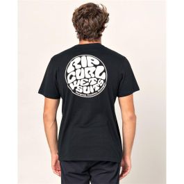 Camiseta de Manga Corta Hombre Rip Curl CTEST9-90 Negro