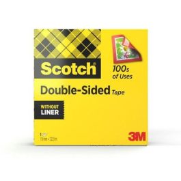 Scotch Cinta adhesiva doble cara transparente 33 m x 19 mm para pegar o montar en interiores Precio: 16.50000044. SKU: B15GE6NWHW