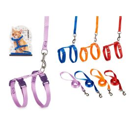 Arnés para Gatos Mascow 18x24 cm - Azul, Morado, Naranja, Rojo (36 Unidades) Precio: 52.5000003. SKU: B1EY758VEX