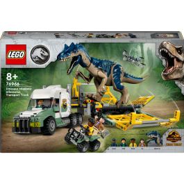 LEGO 76966 Jurassic World Dinosaurier-Missionen: Allosaurus-Transporter, Set de Construcción de Dinosaurios