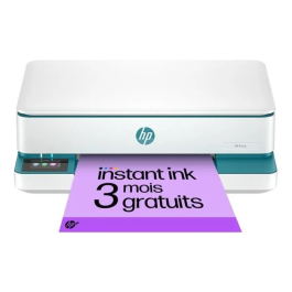 HP Envy 6122e Impresora Multifunción de Inyección de Tinta en Color con Escaneo de Copias y 3 Meses de Tinta Instantánea Incluida con HP+
