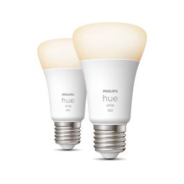 Philips Hue Bombillas LED Inteligentes White E27 - Paquete de 2 Compatibles con Bluetooth