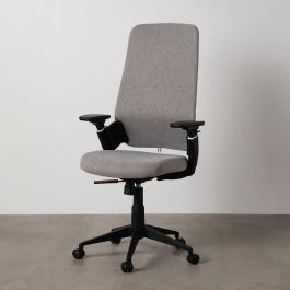 Silla de Oficina Negro Gris 67,5 x 62 x 114,5 cm