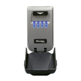 Master Lock Caja de llaves de seguridad Formato M, combinación retroiluminada y programable, montaje en pared, aleación de zinc, negro/gris