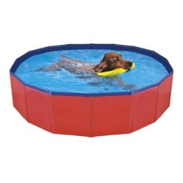 Nayeco Piscina para Perros Plegable y Reforzada con Paneles de Fibra de Madera Prensada, 80x20 cm con Válvula de Vaciado Precio: 37.6899996. SKU: S7909657