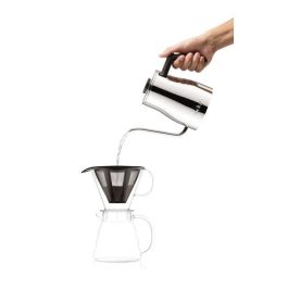 Bodum BOD0699965445553 Cafetera MELIOR con filtro de malla permanente de acero inoxidable, 5 tazas, 0.6 L