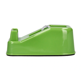 Liderpapel Portarrollo sobremesa ecouse 100% plástico reciclado para cinta de 33 mt color verde