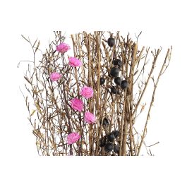 DKD Home Decor Ramo Cottage Blanco Rosa 30 x 65 x 30 cm (2 Unidades)