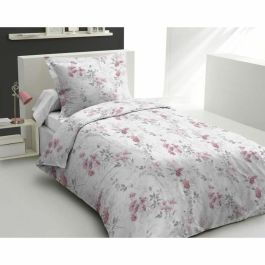 Juego de funda nórdica 140x200 cm HOME LINGE PASSION POMPADOUR: Funda nórdica + 1 funda de almohada - 100% Algodón 57 Hilos - Blanco/rosa Precio: 39.49999988. SKU: B1F7LV49FM