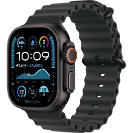 Apple Watch Ultra 2 GPS + Cellular 49mm Caja de Titanio Negro con Correa Océano Negra Precio: 950.99000029. SKU: B1H6TYQ36S