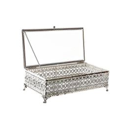 Joyero Tradicional DKD Home Decor Plateado 12.5 x 7.5 x 25.5 cm Joyero Tradicional DKD Home Decor Plateado 12.5 x 7.5 x 25.5 cm