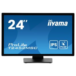 iiyama Monitor T2452MSC-B1AG Táctil 60.5cm (23.8") Full HD IPS HDMI+DP+USB Negro