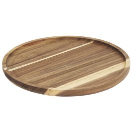 Home Deco Factory Cocooning Plato Presentación Acacia Diámetro 32 cm