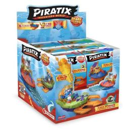 Figura piratix shark treasure four pack, incluye 4 figuras (1 sorpresa) y 4 accesorios cristal - modelos surtidos Precio: 4.49999968. SKU: B1CQQANXB6