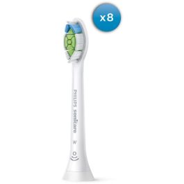 Philips Cepillo de Dientes Eléctrico Sonicare Optimal White Blanco - Paquete de 8 Cabezales de Recambio