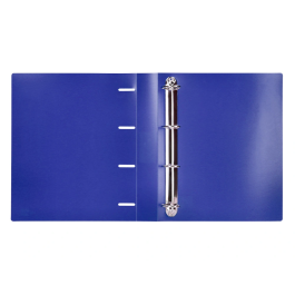Liderpapel Carpeta 4 Anillas 40 mm Polipropileno Din A4 Azul Translucido