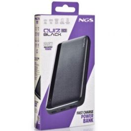NGS QUIZ 10 Power Bank 10000mAh Carga Rápida 22.5W Negra con Pantalla LED