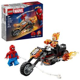 Lego Juego de Construccion Spider-Man vs. Moto del Motorista Fantasma Super Heroes Marvel