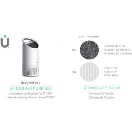 Leitz Filtro HEPA 2 en 1 Dupont para Purificador de Aire Trusens Z-1000