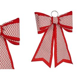 Lazo decorativo 40x60 cm blanco y rojo - Krist+ (6 Unidades) Precio: 50.88999971. SKU: B16QYTH7JQ