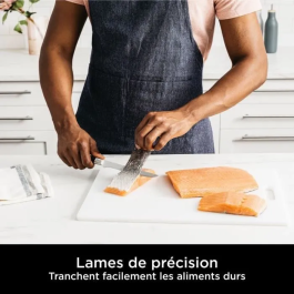 Ninja Bloque de Cuchillos K32006EU StaySharp con Afilador, Juego de 6 Piezas Afiladas - Negro