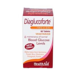 HEALTH AID Diaglucoforte 60 Comprimidos - Apoyo Natural para el Mantenimiento de Glucosa - Apto para Vegetarianos Precio: 25.4999998. SKU: B1DYS79LNP
