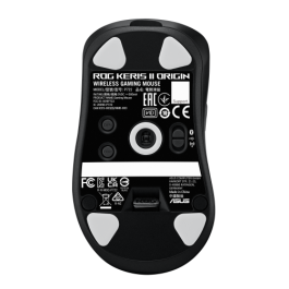 ASUS ROG 90MP04A0-BMUA00 Ratón Gaming Keris II Origin BLK Inalámbrico + Cable Óptico 42000 DPI 8000 Hz Diestro Negro