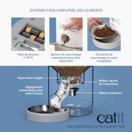 CATIT - PIXI Dispensador de croquetas para gatos conectado - 1,2 kg (controlado por una aplicación) CATIT - PIXI Dispensador de croquetas para gatos conectado - 1,2 kg (controlado por una aplicación)