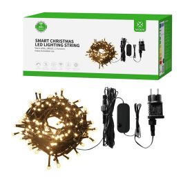Woox R5168 Tira de Luces LED Navidad Smart, 20 Metros, 200 Bombillas, Blanco Cálido 2500K, 230 Lumen, Control Wi-Fi y App, IP44 para Interior/Exterior Precio: 23.8128. SKU: B1AKLFMPKT
