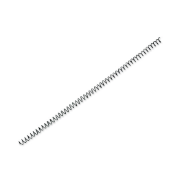 Yosan Espiral Metálico Negro Paso 64 5:1 12 mm Calibre 1,00 mm