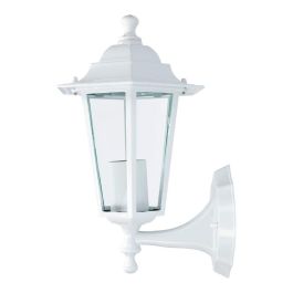 Edm Aplique Exterior Zurich Aluminio Cristal Blanco E27 60W IP44 Luz Hacia Arriba Precio: 21.6900002. SKU: S7916445