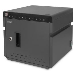 Digitus Armario de Carga Móvil para Escritorio - Estación de Almacenamiento y Carga para 10 Portátiles/Tabletas hasta 14", Desinfección UV-C, USB-C, Negro Precio: 524.59000055. SKU: B15XFVGM9F