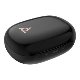Poly Voyager Free 20 Auriculares Inalámbricos Profesionales con Cancelación de Ruido ANC, Multipunto, 42h Autonomía, Carga Qi, Negro