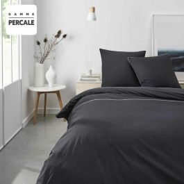 Today TOD3574643516527 Juego de Cama Prestigio 100% Percal de Algodón, 220x240 cm, para 2 Personas, Color Gris Carbón Today TOD3574643516527 Juego de Cama Prestigio 100% Percal de Algodón, 220x240 cm, para 2 Personas, Color Gris Carbón
