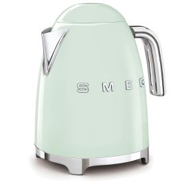 Smeg KLF03PGEU Hervidor Eléctrico de Agua, 1.7 L, 2400 W, Protección contra sobrecalentamiento, Plástico, Acero Inoxidable, Verde