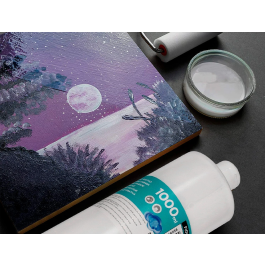 Liderpapel Barniz Fijativo Acabado Brillante Bote 1000 ml Uso Escolar