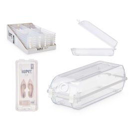 Caja de Zapatos Plástico Kipit 14x10x32 cm Transparente (12 Unidades) Precio: 22.49999961. SKU: B17HDHHXVP