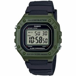 Reloj Hombre Casio W-218H-3AVEF Negro Verde Precio: 61.49999966. SKU: S0449588