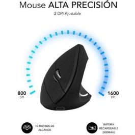 SUBBLIM GLIDE VERTICAL ERGO DUAL MOUSE BATTERY B