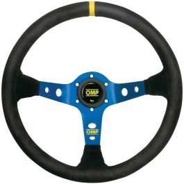 Omp OMPOD0-1954-075 Volante Corsica de Ante 350 mm, Negro con Brazos Azules de Aluminio, 3 Brazos, Desplazamiento 95 mm, Mango Ovalado Precio: 232.4999996. SKU: S3705046