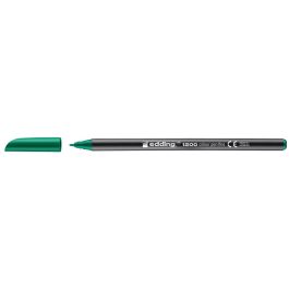 Rotulador Edding Punta Fibra 1200 Verde N.4 Punta Redonda 0.5 mm 10 unidades