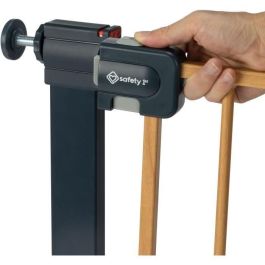 Safety 1st SF3220660007882 Puerta de seguridad infantil Easy Close efecto madera 73-80 cm (máx. 136 cm)
