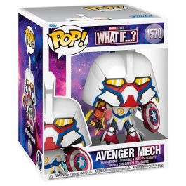 FUNKO POP Super Marvel What If..? Avenger Mech - Figura de Vinilo Coleccionable en Caja Regalo