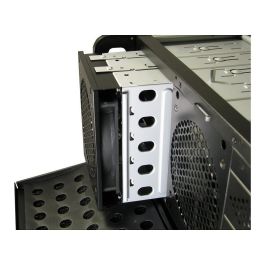 Inter-Tech 4U-4129L Chasis Servidor Rackmount 19" 4U Metálico Plata ATX EATX Micro ATX Acero