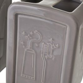 Set de Baño Gris Cerámica 27,5 x 7 x 24 cm