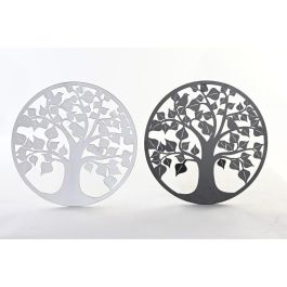 Decoracion Pared Tradicional DKD Home Decor Negro Blanco 1 x 40 x 40 cm (2 Unidades) Precio: 31.50000018. SKU: B1DEAR6FBM