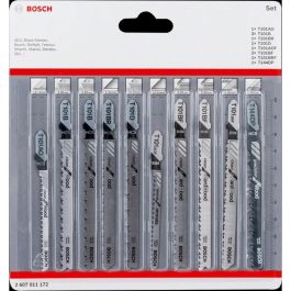 Bosch 2 607 011 172 Hoja de sierra de vaivén, set de 10 piezas para madera, madera noble y laminado, en blíster Precio: 35.78999952. SKU: B1A2P55B6B
